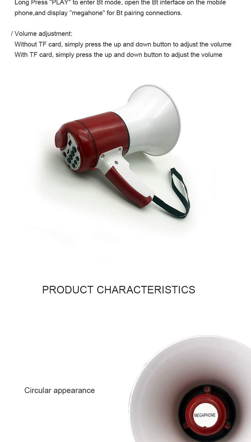 Battery Powered Hand-held Strong and Portable Microphone Horn Speaker04.png Battery Powered Hand-held Strong and Portable Microphone Horn Speaker04.png