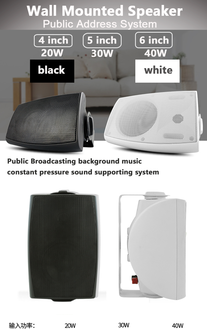 1. 20W 30W 40W Wall Mount Ceiling Speaker.png